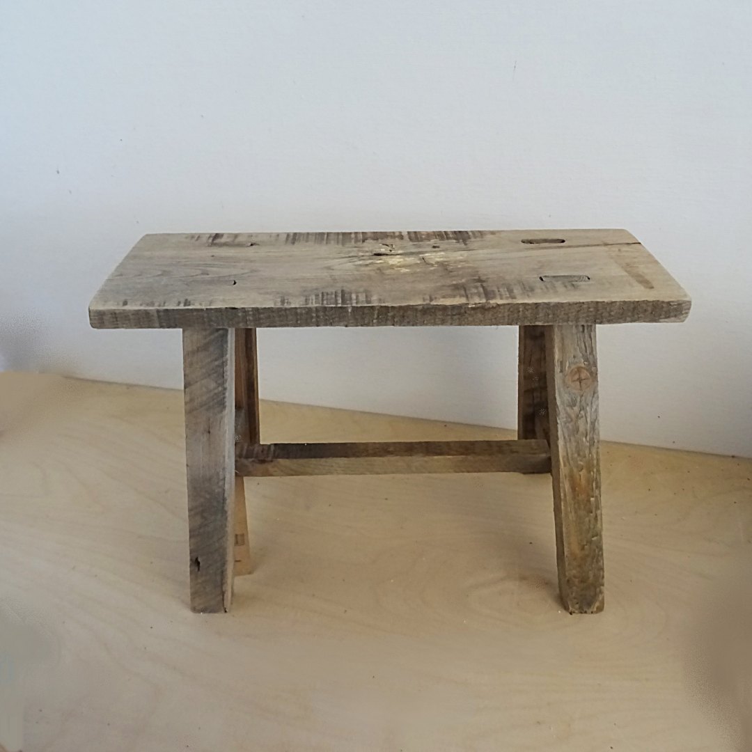 Altholz Hocker schmal