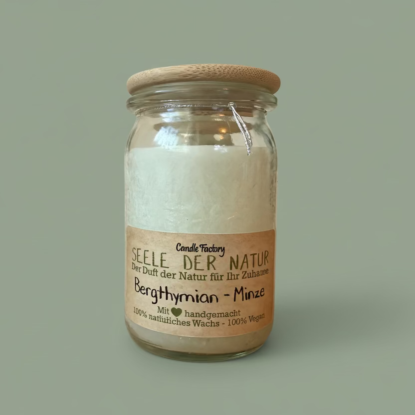 Bergthymian-Minze Duftkerze