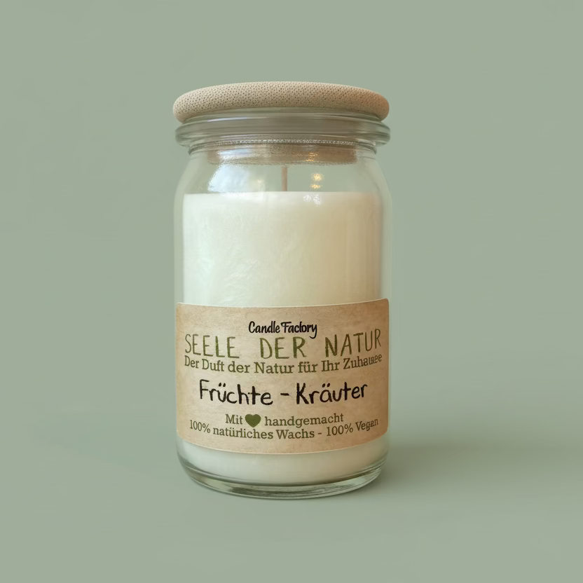 Früchte-Kräuter Duftkerze