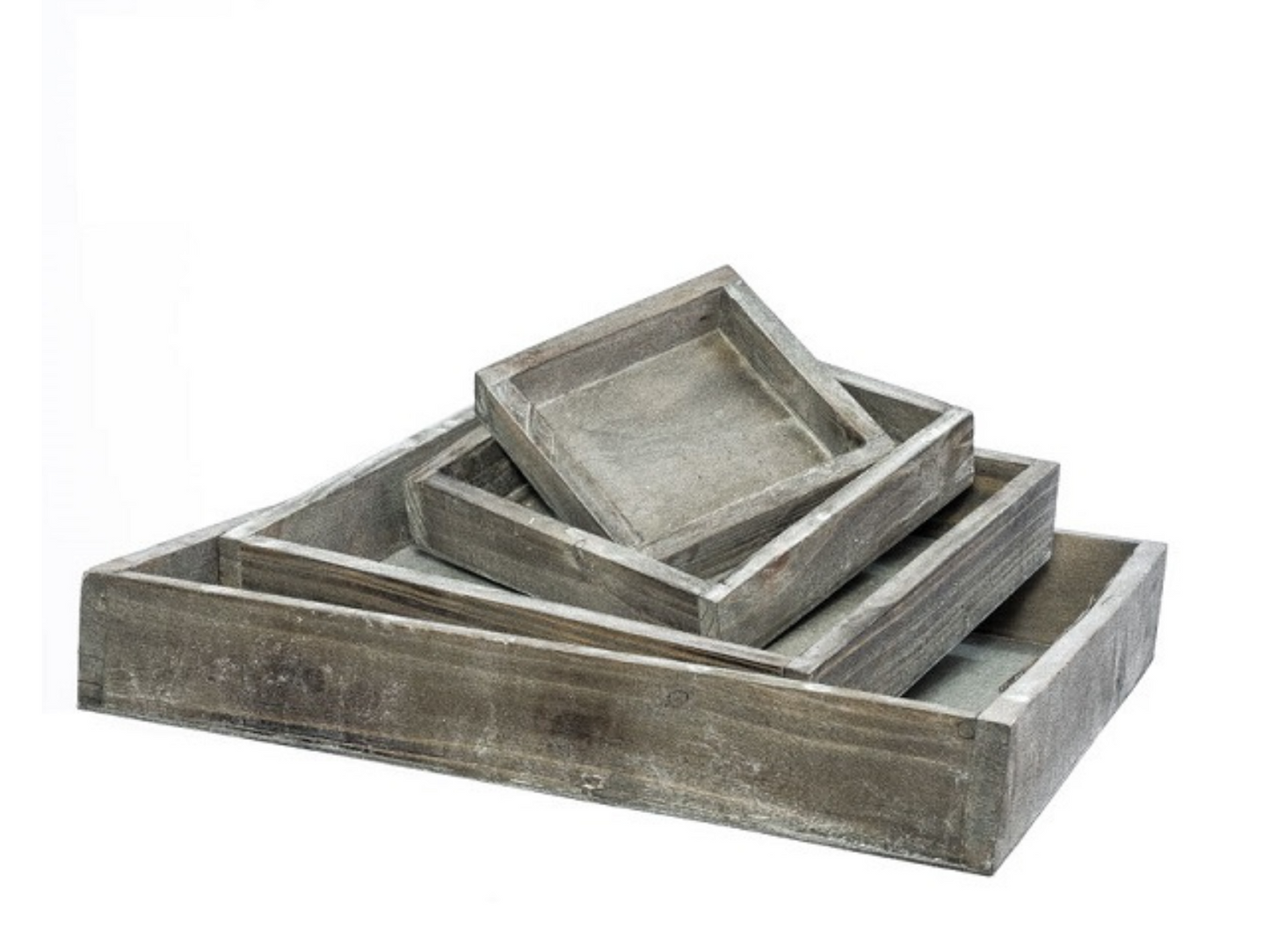 Holztablett Quadratisch