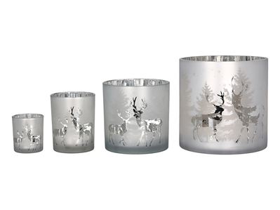 Windlicht Deer Forest