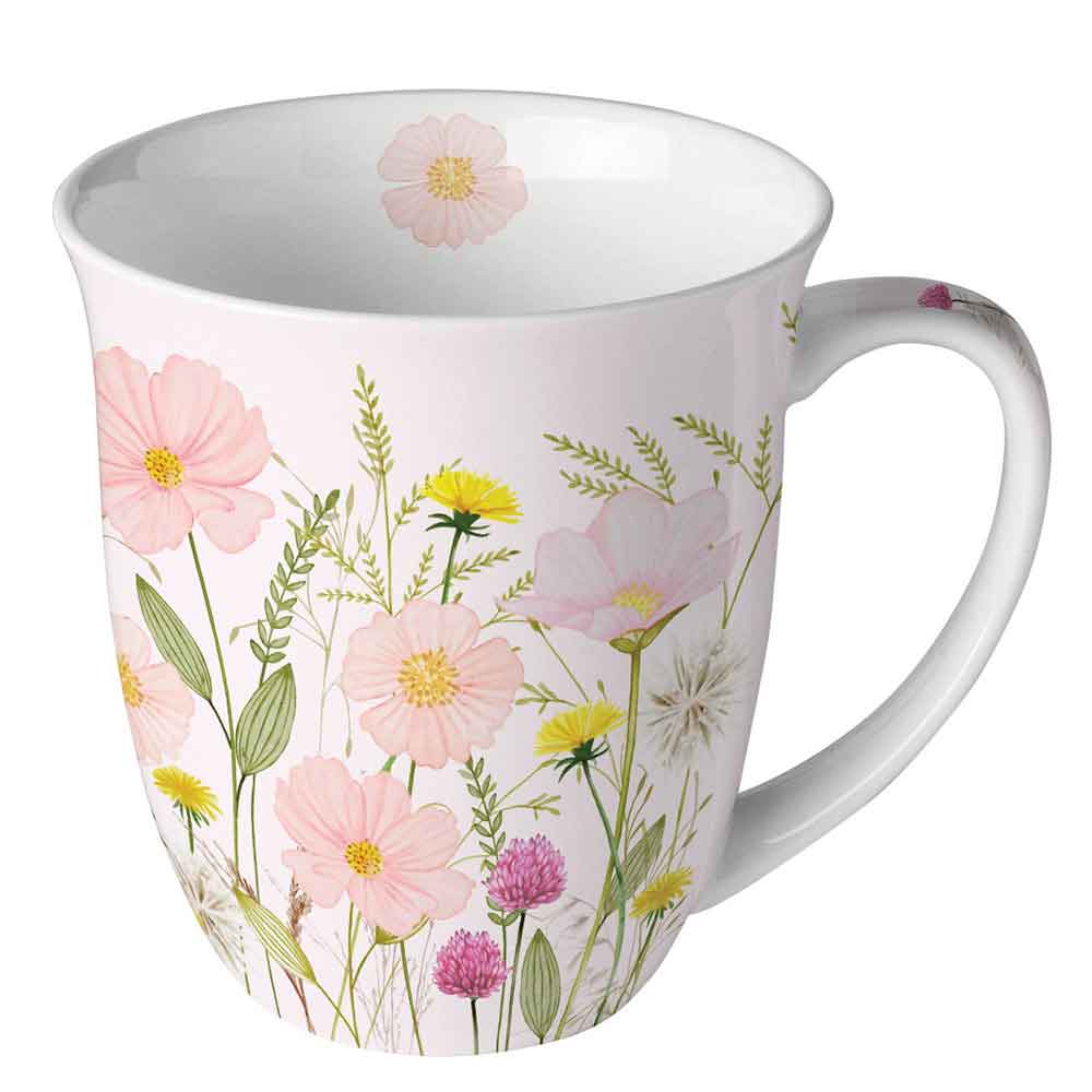 Tasse Pastell Blumen