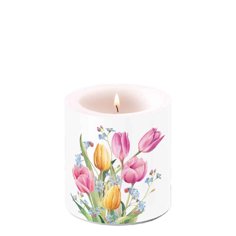 Motivkerze Tulpen Bouquet