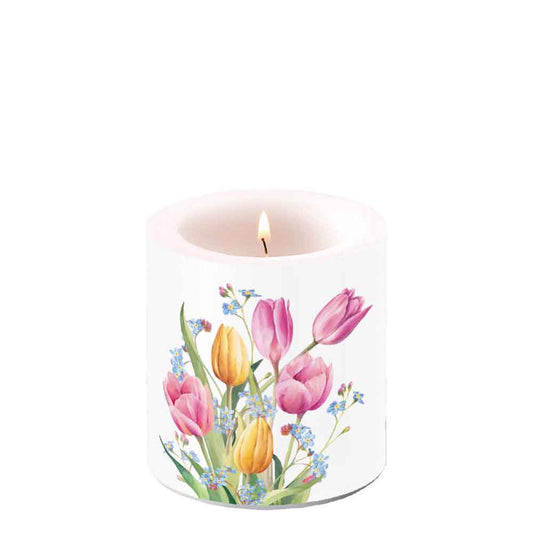 Motivkerze Tulpen Bouquet