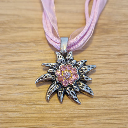 Edelweißkette Rosa
