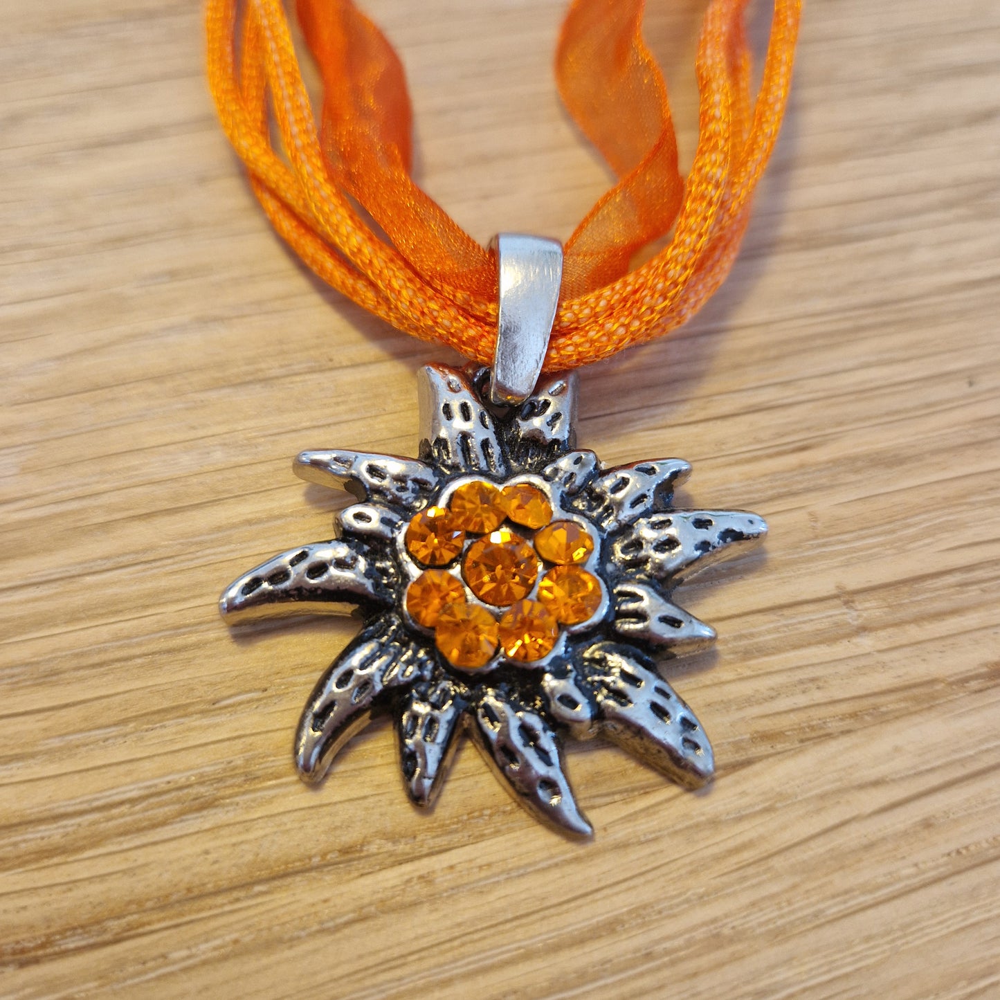 Edelweißkette Orange
