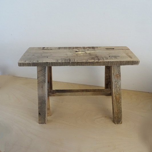 Altholz Hocker schmal