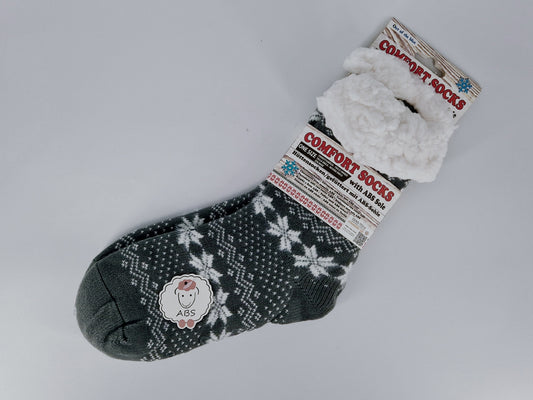 Hüttensocken Dunkelgrau Norweger