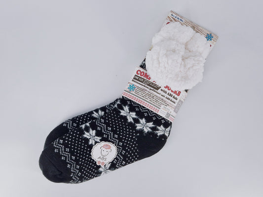 Hüttensocken Schwarz Norweger